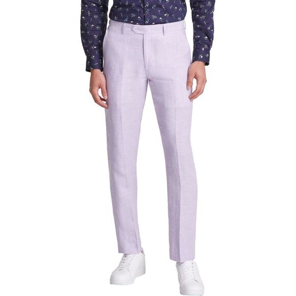 bar III Mens Slim Fit Linen Casual Trouser Pants NWT